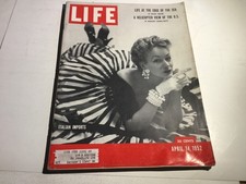 LIFE MAGAZINE.  April 14, 1952.  ITALIAN IMPORTS.  Vintage.