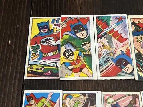 Batman Japan Menko Karten Japanisch Vintage 15 Stück - Bild 4 von 15