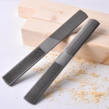 4 Way Wood Rasp Set, Multi-Functional Carbon Steel Wood Files, Half Round Fla...