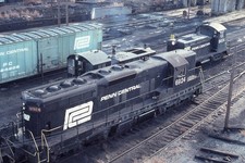 PC 6924 PENN CENTRAL Railroad Train Locomotive NEW HAVEN CT Original Photo Slide