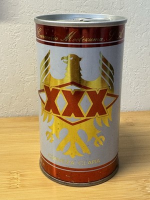 Tres Equis - XXX - Pull Tab Beer Can - Bottom-Opened Empty - Mexico