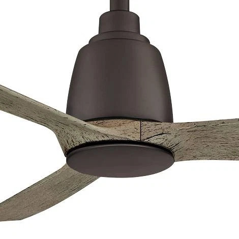 44" Fanimation Kute Matte Greige Damp Outdoor Smart Ceiling Fan - Picture 3 of 3