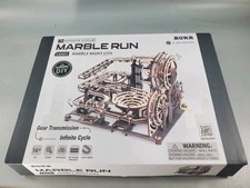 ROKR Marble Night City 3D Wooden Puzzle Marble Run Kit LGA01, 294 Pieces Age 14