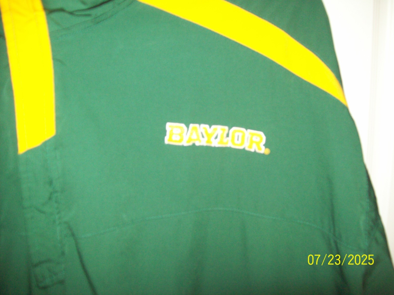 SACAI X NIKE NIKE TEAM Maglione Uomo BAYLOR UNIVERSITY 1 4 Zip TG 3XL Giacca Verde STORM (N1