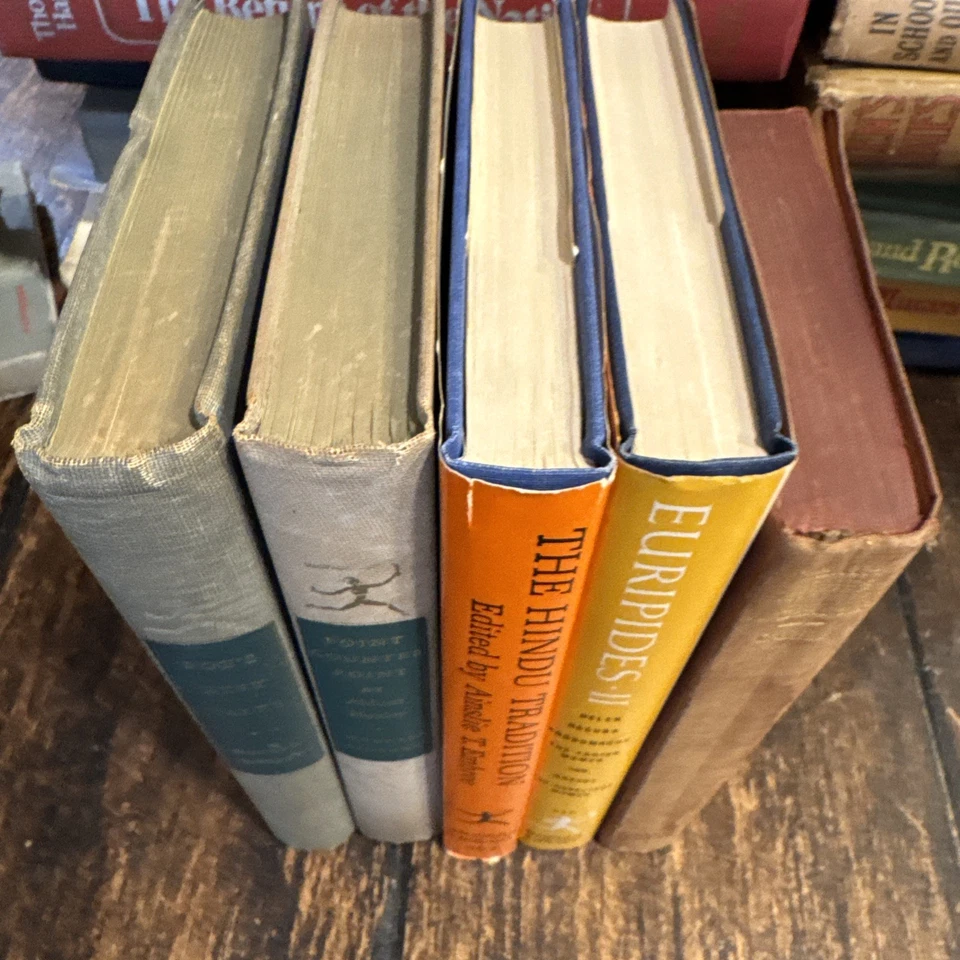 6 Vintage Modern Library Volumes- The Best Tales of Edgar Allan Poe , And More Foto 2 de 4