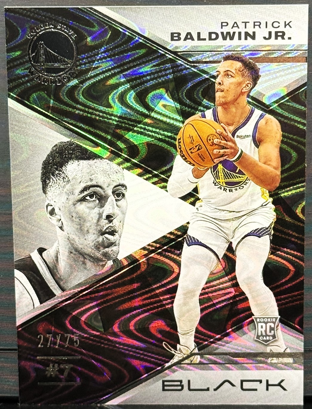 2022-23 Panini Black #71 Patrick Baldwin Jr. - Silver 27/75! - Golden State!