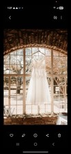 Used Beautiful White Wedding Dress Size 18 