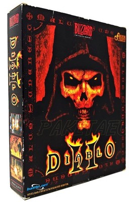 Diablo II   PC CD-ROM (German Big Box, Blizzard/Sierra 2000)  D2