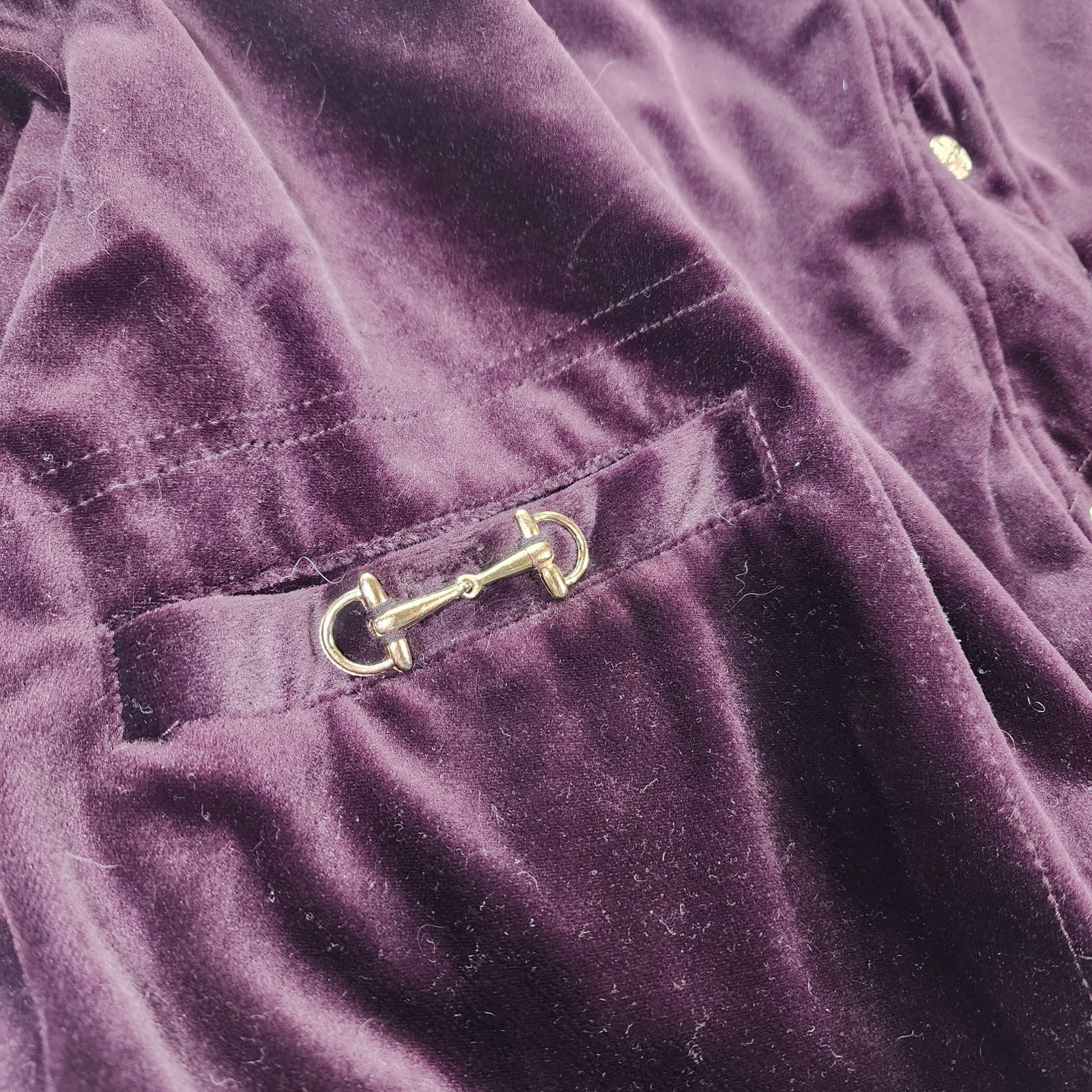 Current Seen Reversible Jacket Velvet Purple Wome… - image 14