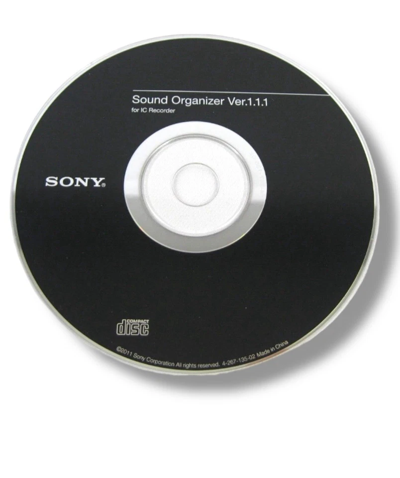 Sony Sound Organizer Ver.1.1.1 PC Software For Sony Digital Voice Recorders NEW! - Image 2 of 2