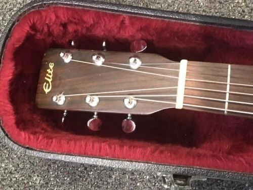 Elite by Takamine model TW20 handcrafted in Japan 1973 good condition with case - Picture 10 of 12