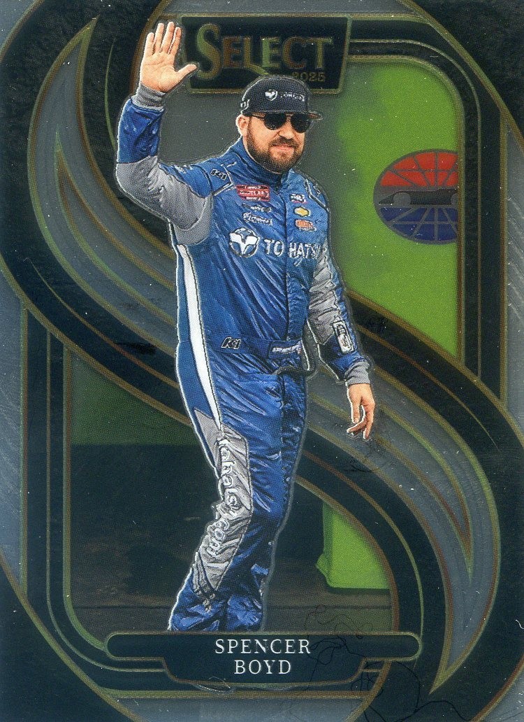 2025 Panini Select Racing Nascar SPENCER BOYD #295 TRACKSIDE BASE Card SP