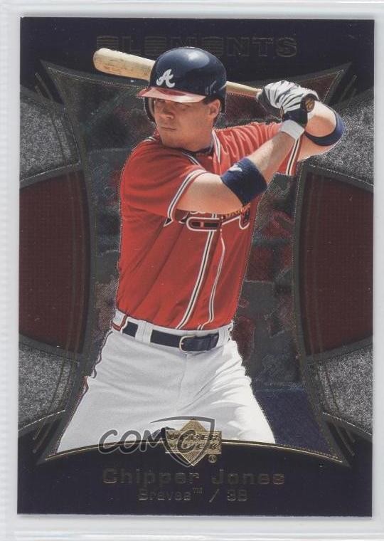 2007 Upper Deck Elements Chipper Jones #45 HOF 0a1