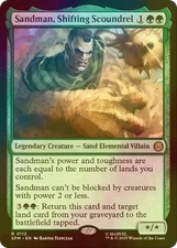 MTG FOIL Sandman, Shifting Scoundrel English SPM