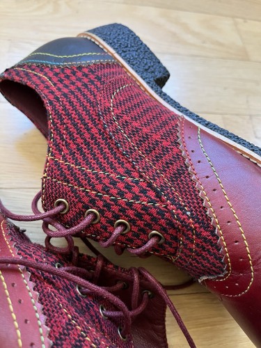 L'Artiste Spring Step Muggiasti Shoes 42 10.5 Oxford Dress Shoes 10 1/2 Red - Picture 8 of 10