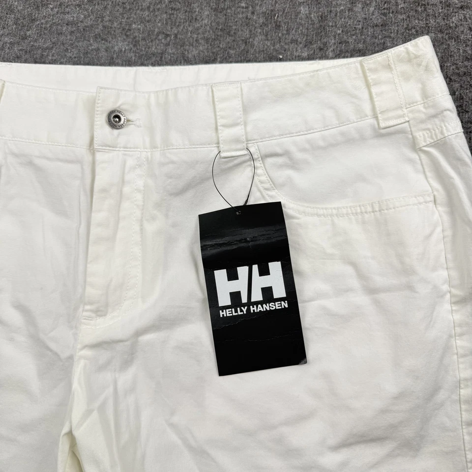 Pantalones Cortos Helly Hansen Halifax Mujer 34 Blanco Informal Exterior Bolsillos Ligeros Foto 2 de 4