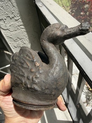 Vintage Swan Bronze Industrial Toy Mold Rare