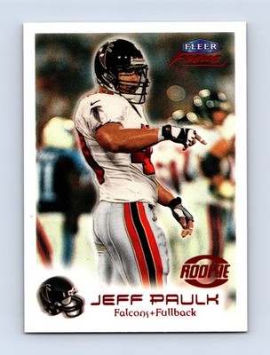 1999 Fleer Focus #157R Jeff Paulk Rookie Atlanta Falcons #d /2500