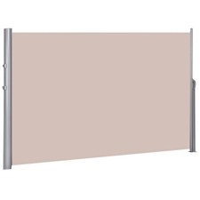 180 x 300 cm Retractable Folding Side Awning Screen Wall-Mounted Privacy Divider