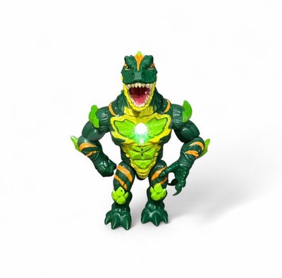 Beast Lab Dino Creator Raging Raptor Action Figure Dinosaur 8'' Tested & Works