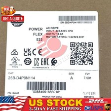 AB 25B-D4P0N114 Allen Bradley PowerFlex 525 1.5kW 2Hp AC Drive New Sealed 2023