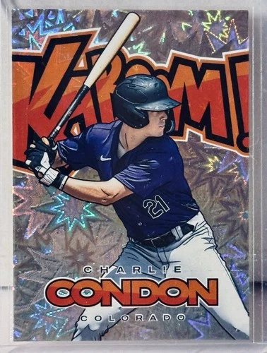2024 Panini Prospect Edition Charlie Condon Kaboom! #7 RC Case Hit Rockies