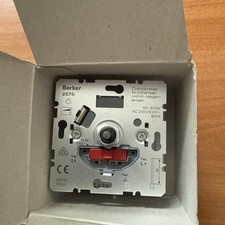 Berker 2875 Drehdimmer mit Softrastung R, C 20-525 W Druck- Aus- Wechsel
