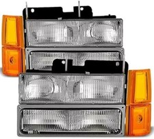For 94-99 Gmc Full Size Pickup Truck Suburban Sierra Oe Style Headlights Wcorne