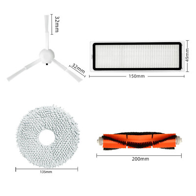 Sweeper Accessories Set Main Brush Filter Wipe Cleaning Brushfor Dreame Bot L10s