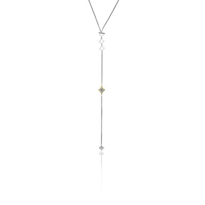 David Yurman 18K Yellow Gold Sterling Quatrefoil 32