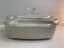 Vintage Corning Ware PYREX Dome Lid Microwave Casserole Dish Retro Holiday