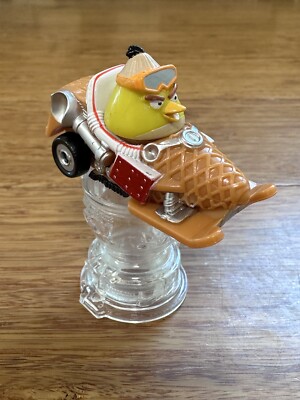 Angry Birds Go Telepods Chuck's Chuck Ice Yellow Bird Ice Cream Scoop Kart RARE
