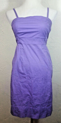 New York and Company Womens Dress Size 4 Purple Party Summer Removable Straps
