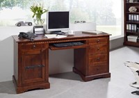 Kolonialstil Schreibtisch Akazienholz Massivholz BüRotisch Akazie Holz Massiv