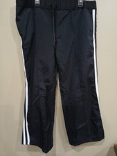 Express Stretch Black Casual Pull On Athleisure Pants Ankle Length Size Medium