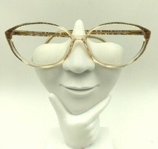 Vintage Silhouette SPX M1848 Brown Transparent Oval Cat Eye Sunglasses Austria