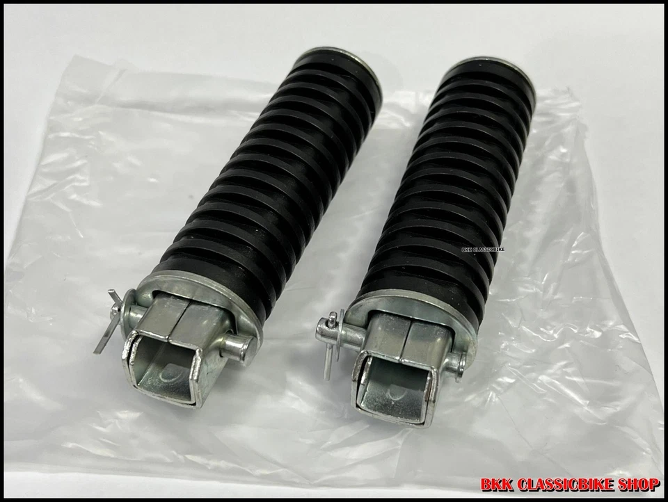 HONDA CB100 CB125 CL125 CB175 CB160 Pillion estriba un par Foto 3 de 4