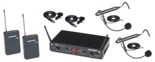 Samson Headset Lavalier Wireless Mic System For Workout, Yoga, Spin, Fitness