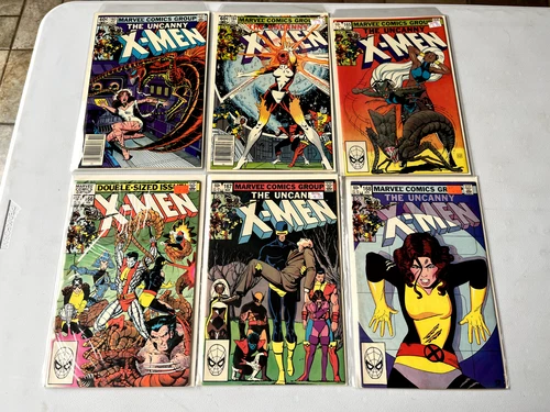 VINTAGE Marvel Comics Uncanny X-Men #163 164 165 166 167 168 Bronze Age Lot