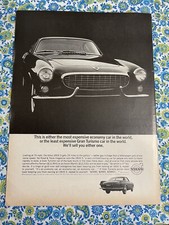 Vintage 1964 Volvo 1800S Print Ad