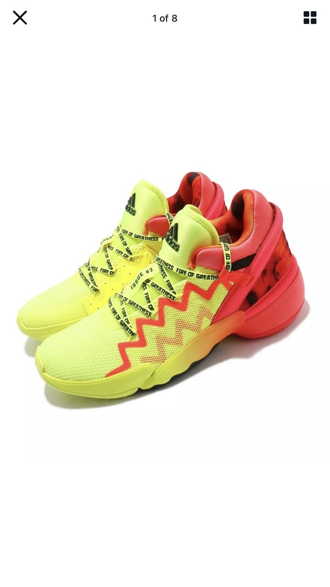 New Adidas D.O.N. Issue 2 GCA Size 5 US Fire Of Greatness  display picture 3