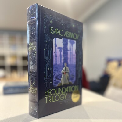 NEW/Sealed! The Foundation Trilogy by Isaac Asimov   Leatherbound Hardcover Book