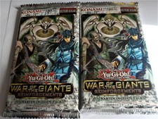 YU-GI-OH War of the Giants Reinforcements 2 Booster a 16 Karten,deutsch Neu,OVP