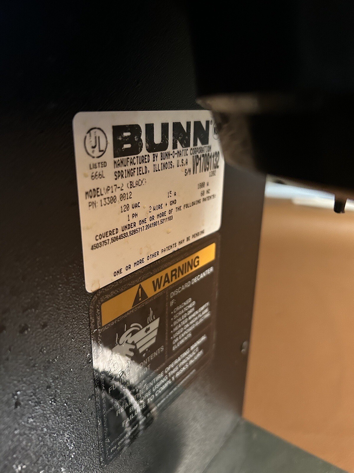 Bunn Coffee Maker VP172 Stainless (No Coffee Pot) Fast Ship eBay