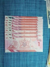🇹🇹 Trinidad and Tobago 1 dollar  P-60a 2020 unc Banknote (EACH) 011625-9