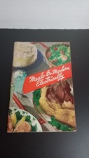 Meals Go Modern Electrically Recipe Book 1940's Over 200 Recipes