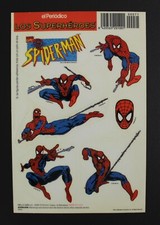 1996 SPIDER-MAN Sticker Sheet High Quality Spain Vintage Promo Item Marvel