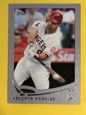 2013 Topps #108 Kendrys Morales Silver Slate Wrapper Redemption Ser# 10/10