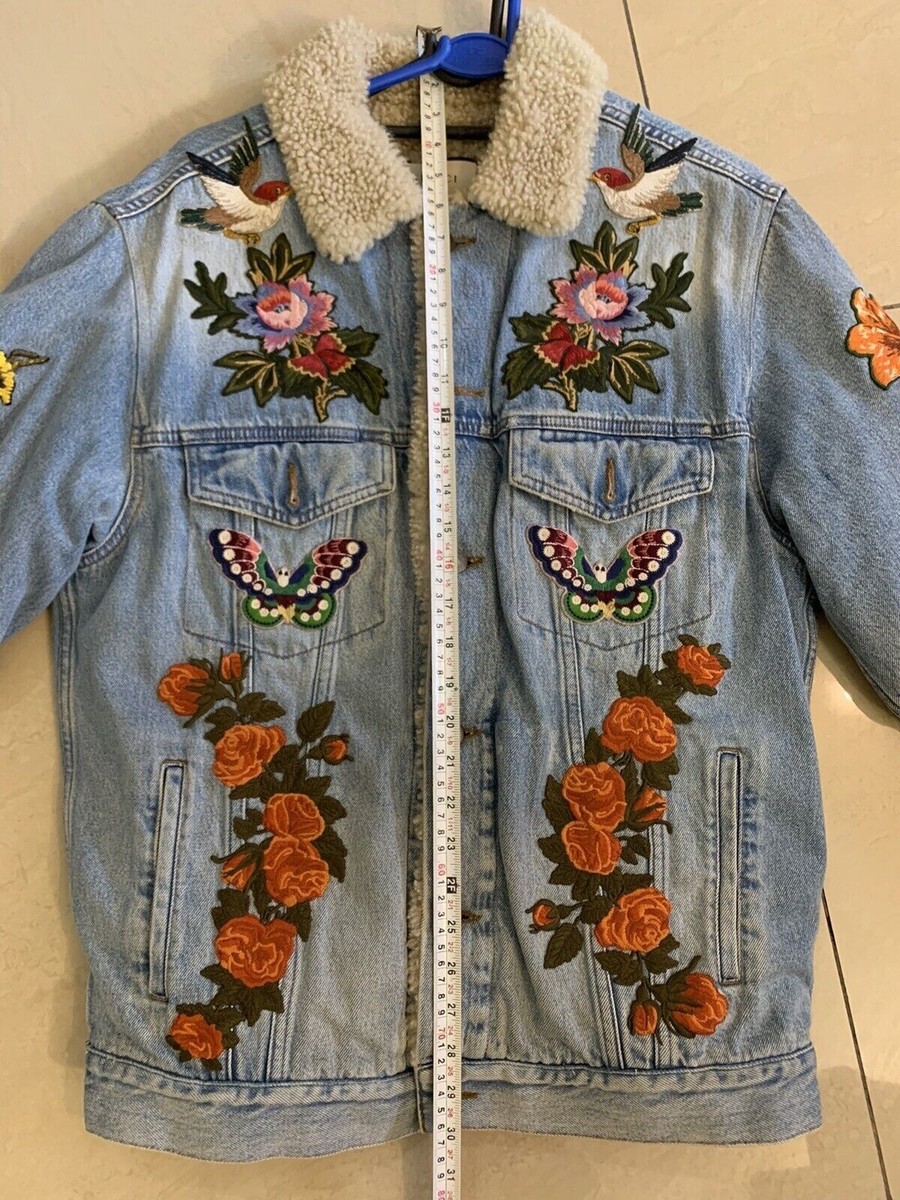 Gucci Embroidered Denim Jacket - Size -44 | eBay Gucci Embroidered Denim Jacket - Size -44 | eBay