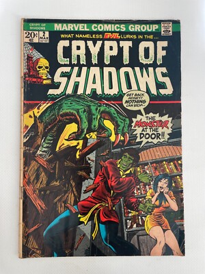 Crypt Of Shadows # 2 VG/FN Marvel Comic Book Monster Horror Fear Scary 14 LI8